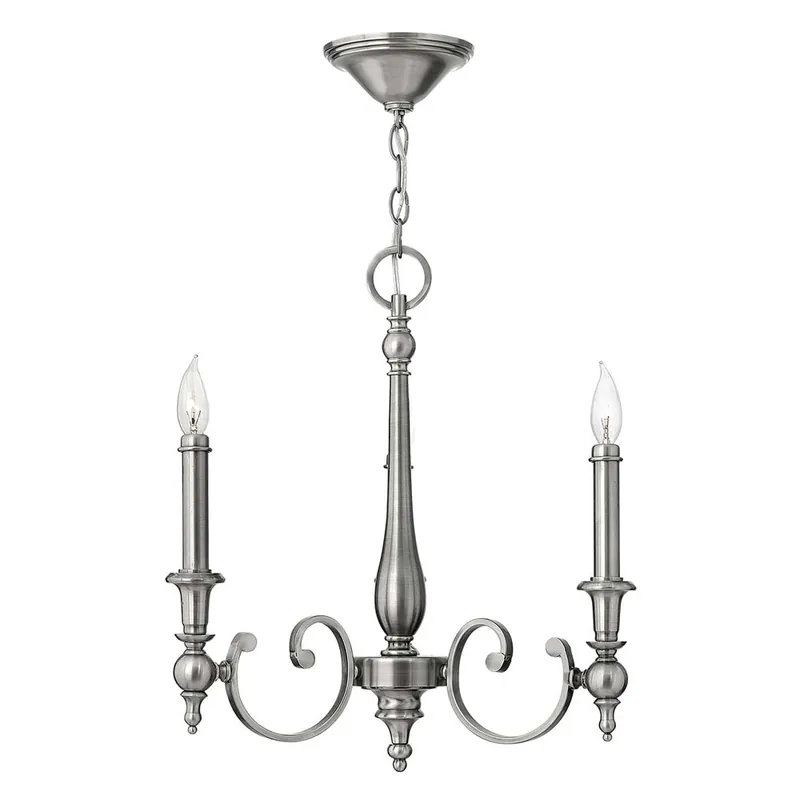 Aanbieding Kroonluchter, hanglamp, staal, nikkel, D 50.8cm