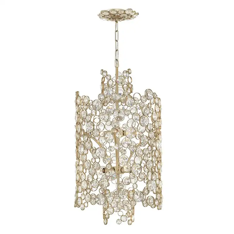 Flitsaanbieding Hanglamp, plafondlamp, zilver, D 40,6 cm