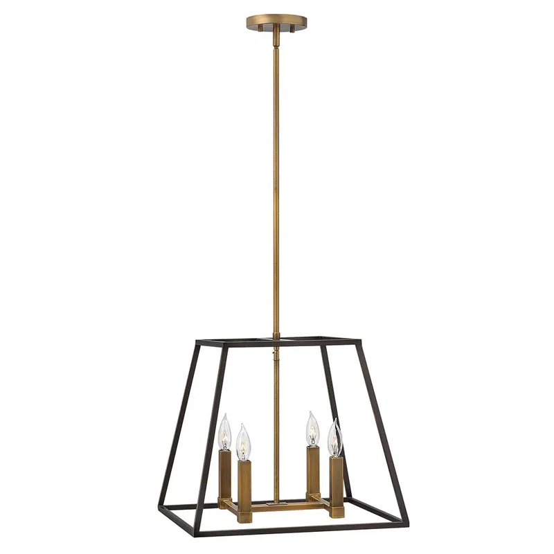 Shop Nu Hanglamp, plafondlamp, staal, brons, D 45,7 cm