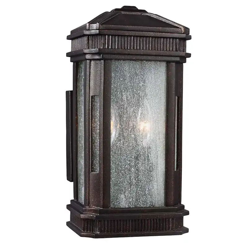Buitenlamp, wandlamp, staal, brons, H 35,9 cm Koop Online