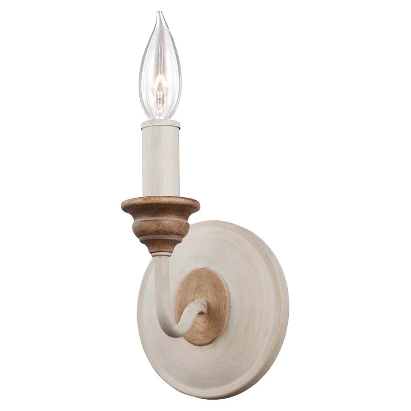 Veilige Betaling Wandlamp, staal, houtdesign, H 19,4 cm