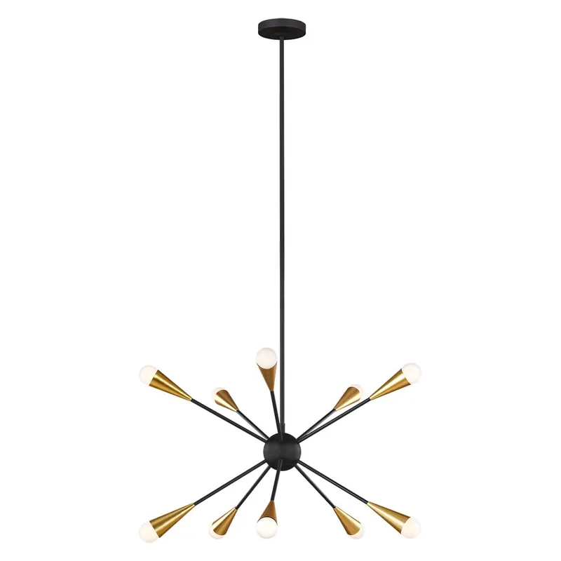 LED-kroonluchter, 10-lichts, middernacht zwart, D 70,5 cm Exclusieve Aanbieding