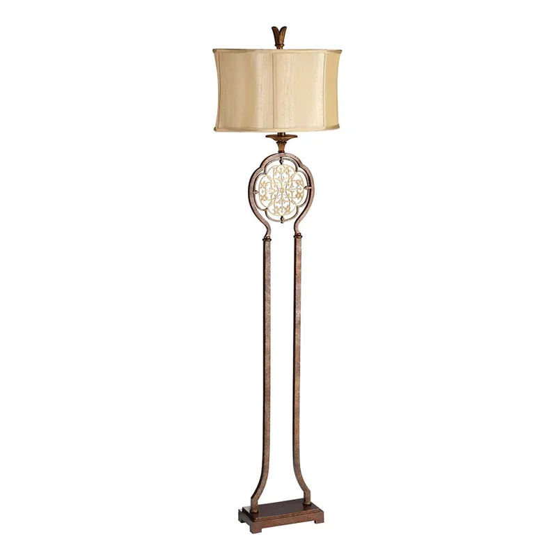 Bestel Nu Staande lamp, staal, brons, H 160 cm