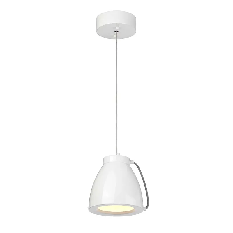 Beste Prijs LED hanglamp, staal, wit gelakt, D 18,1 cm