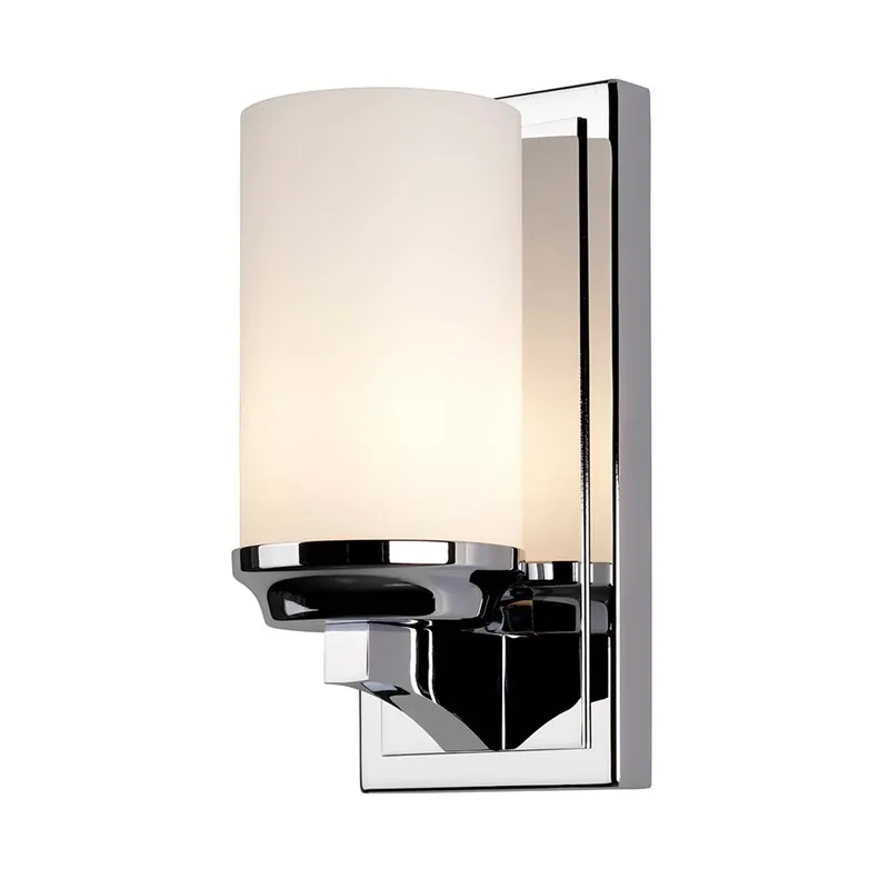 Exclusieve Aanbieding LED wandlamp, gepolijst chroom, geëtst glas, H 24,1 cm