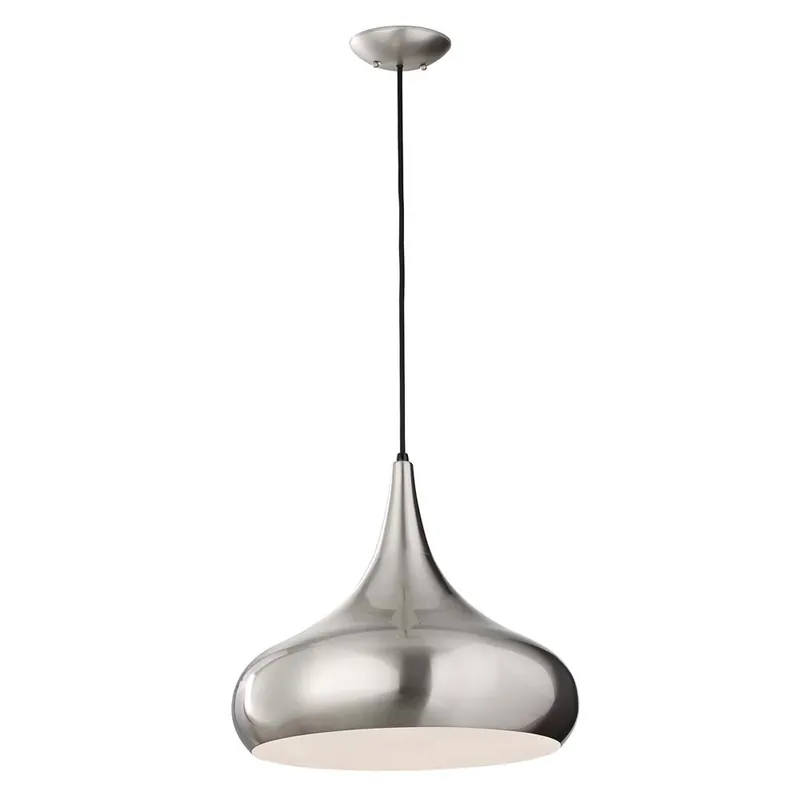 Snelle Levering Hanglamp, plafondlamp, roestvrij staal, D 45,6 cm