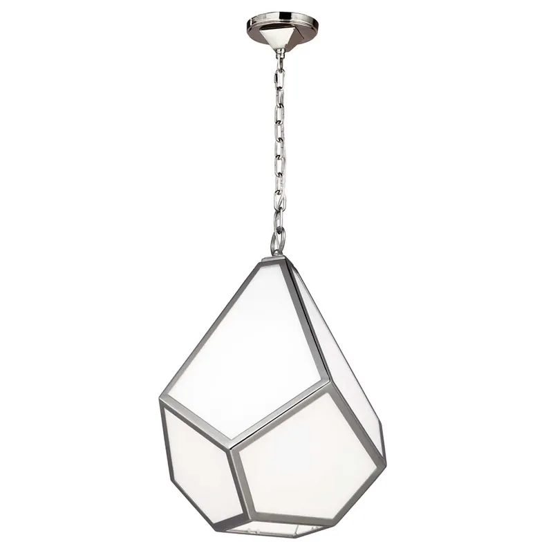 Finale Uitverkoop Hanglamp, plafondlamp, acrylstaal, nikkel, D 34,3 cm