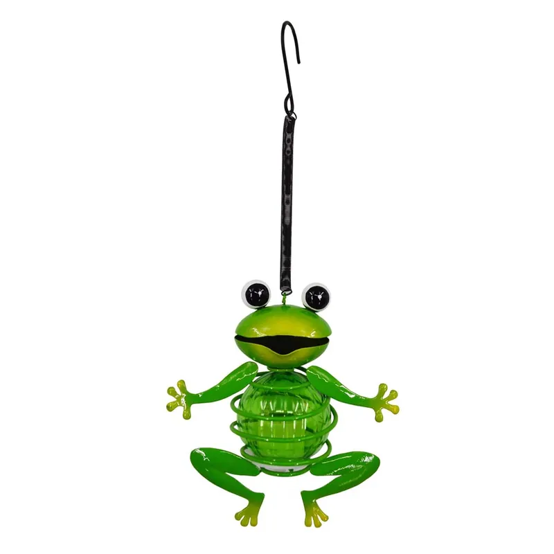 Rechtstreeks Van De Fabrikant LED solarlamp, kikkerfiguur, IP44, H 20 cm