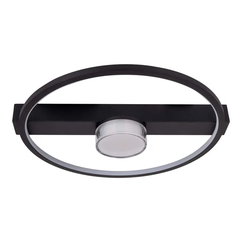 Bestseller LED plafondlamp, zwart, dimbaar, L 40 cm