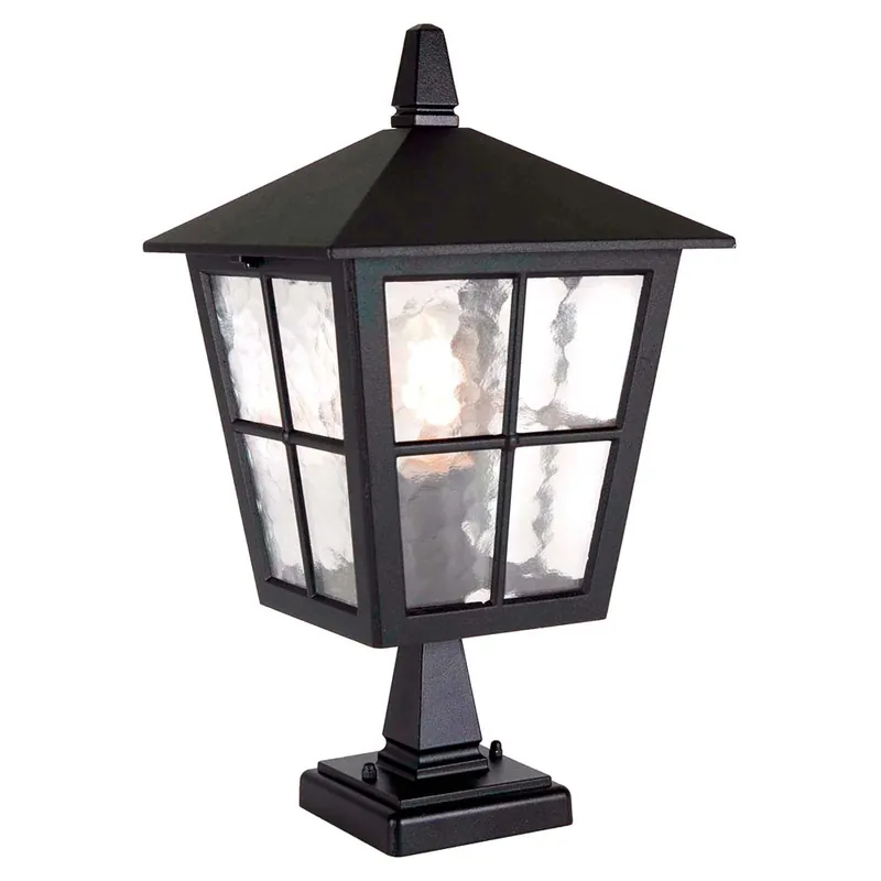 Weekendaanbieding Buitenlamp, sokkellamp, H 38 cm, zwart