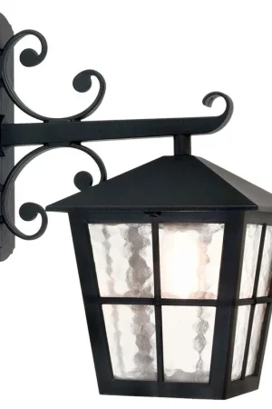 Aanbieding Buitenlamp, wandlamp, ALU spuitgegoten glas, H 40,5 cm