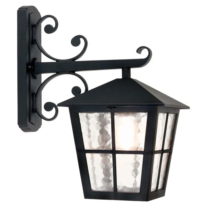 Aanbieding Buitenlamp, wandlamp, ALU spuitgegoten glas, H 40,5 cm