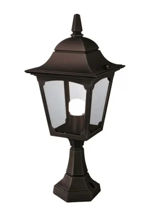 Aanbieding Buitenlamp, sokkellamp, H 50 cm, zwart