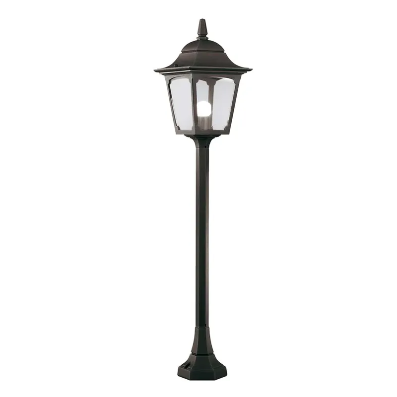 Koopje Buitenlamp, kandelaar, staande lamp, zwart, hoogte 100 cm
