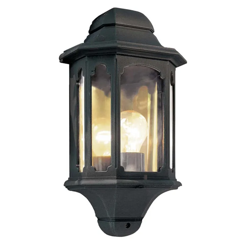 Buitenlamp, wandlamp, gegoten aluminium, zwart, H 38 cm Shop Nu