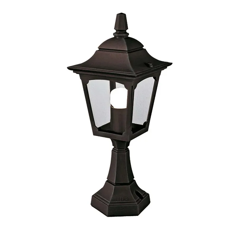 Gecertificeerd Buitenlamp, staande lamp, H 44 cm, zwart