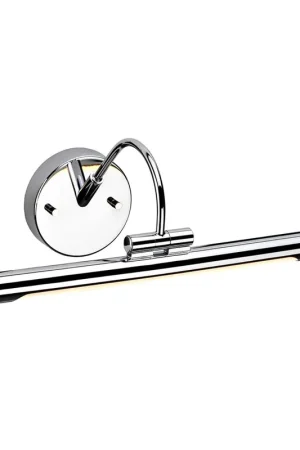 Weekendaanbieding LED-fotolamp, wandlamp, gepolijst chroom, B 38,8 cm