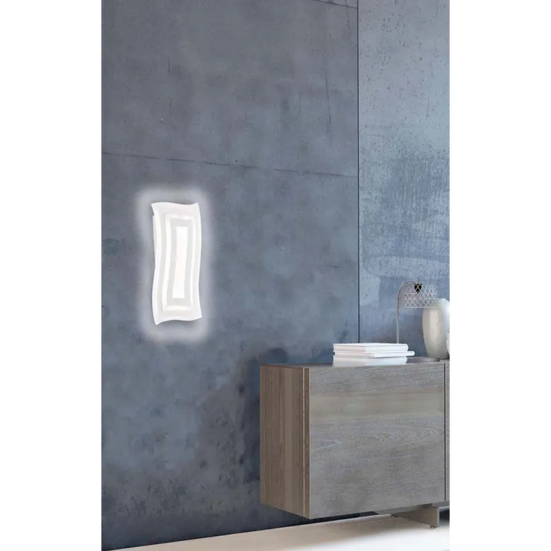 LED wandlamp wit, dimbaar, CCT, H 43 cm Koop Online