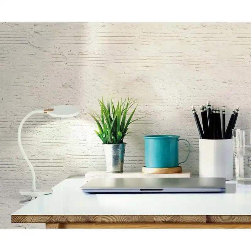 Direct Verzonden LED-klemverlichting wit, 3-traps-toetsdimmer, H 35 cm
