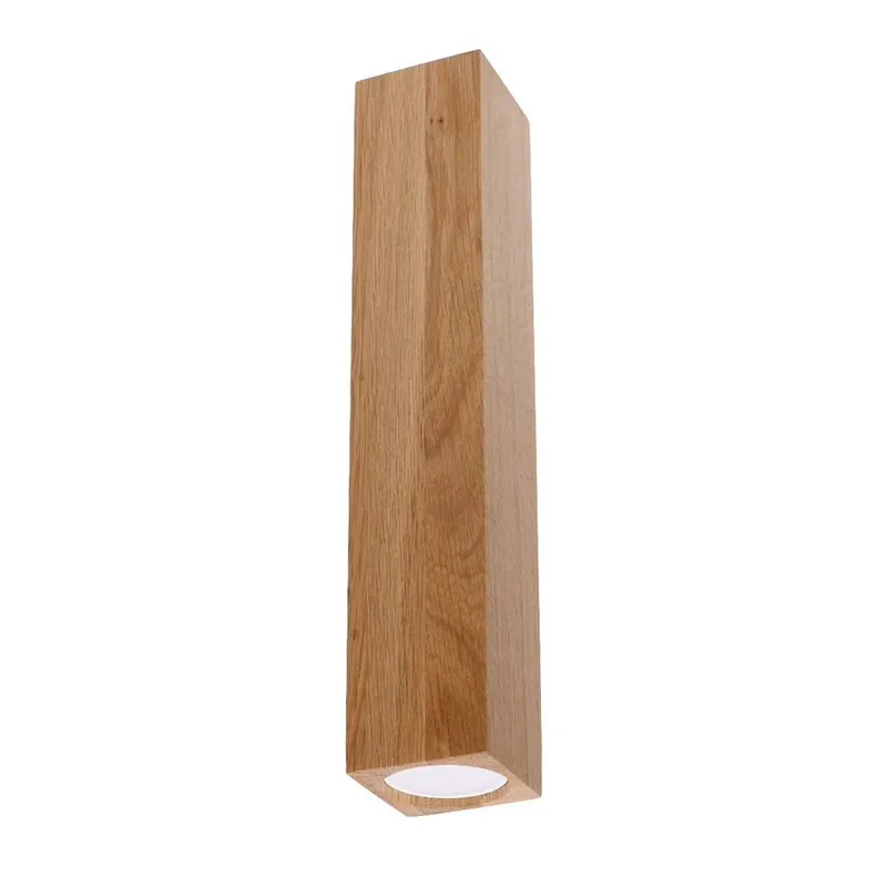Plafondlamp, hout, eik, H 30 cm Dagaanbieding