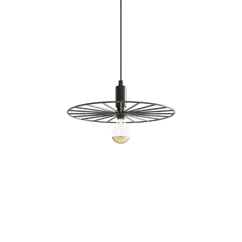 Koop Vandaag Hanglamp, zwart staal, H 150 cm