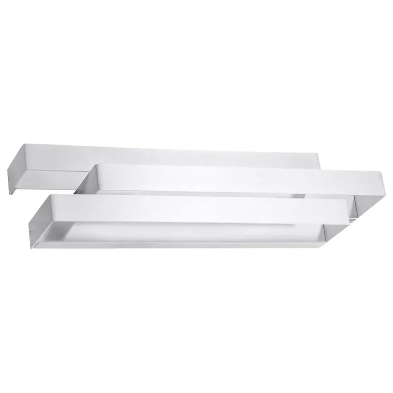 Wandlamp, wit, staal, UP DOWN, L 42 cm Fabrieksprijs