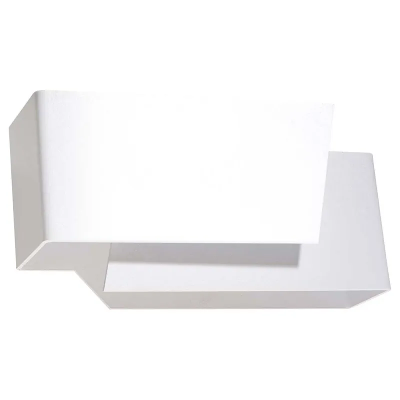 Finale Uitverkoop Wandlamp, wit, staal, UP DOWN, L 20 cm