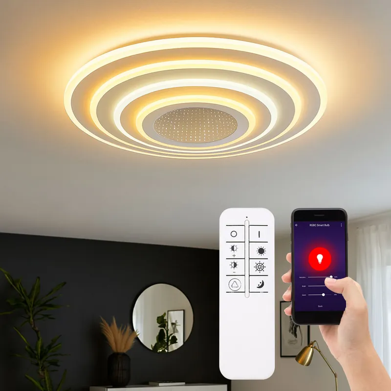 LED plafondlamp, afstandsbediening, dimbaar, app-bediening Bestseller