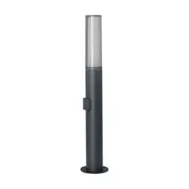 Favoriet Ledvance Smart+ Wifi LED Sokkel Lamp 60cm Flare Donker Grijs Buitenverlichting 7.5W 320lm - 830 Warm Wit | RGBW - Dimbaar