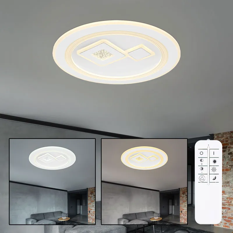 Merkproduct LED plafondlamp, geheugenfunctie, dimbaar, nachtlampje