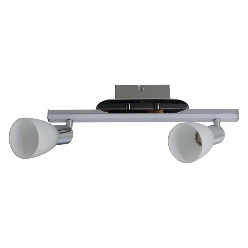 Laatste Kans LED plafondlamp, metaal, chroom, L 39 cm
