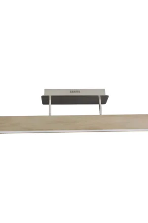 Alleen Vandaag LED plafondlamp, hout, dimbaar, CCT, L 97,5 cm