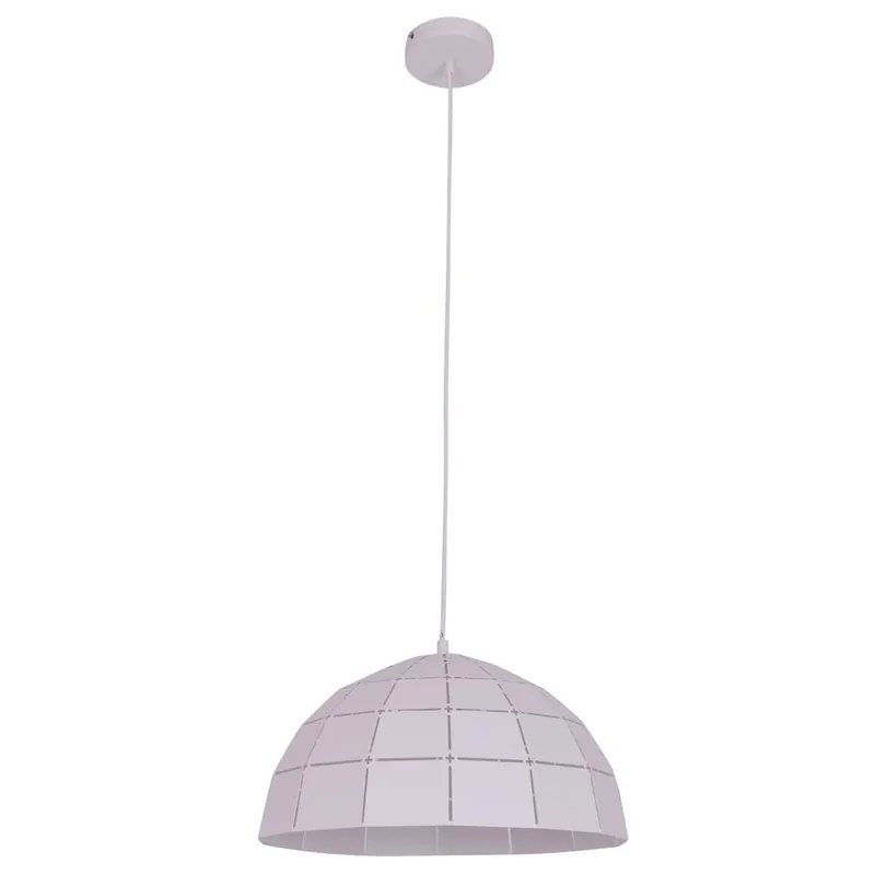 Betaalbaar Hanglamp, metaal, wit