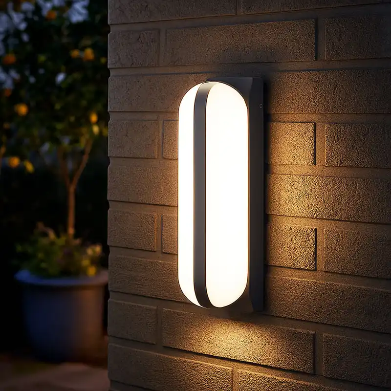 Gratis Retour LED buitenwandlamp, antraciet, aluminium, B 26 cm