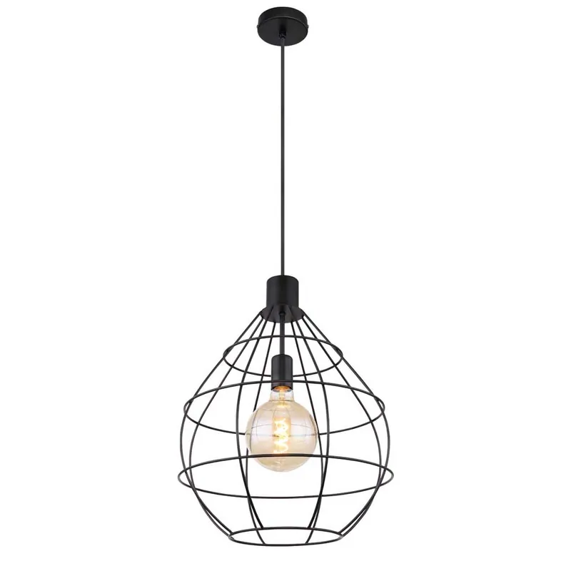 Bestel Nu Hanglamp, kap staaf diameter 5 mm, rond, peervormig