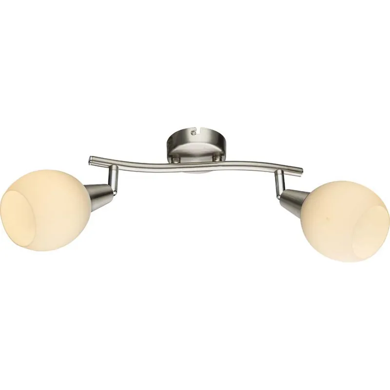 LED plafondlamp, mat nikkel, afstandsbediening, kleurwisselaar Gratis Verzending