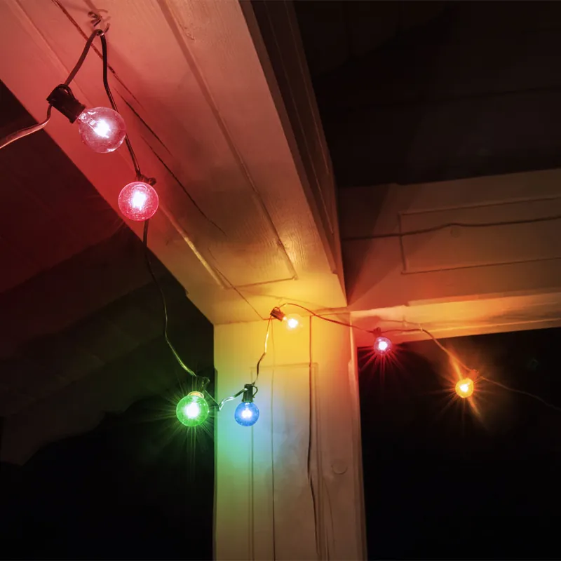 Betaalbaar LED feeënverlichting NIRVANA, glas, voor buiten, feest lichtketting