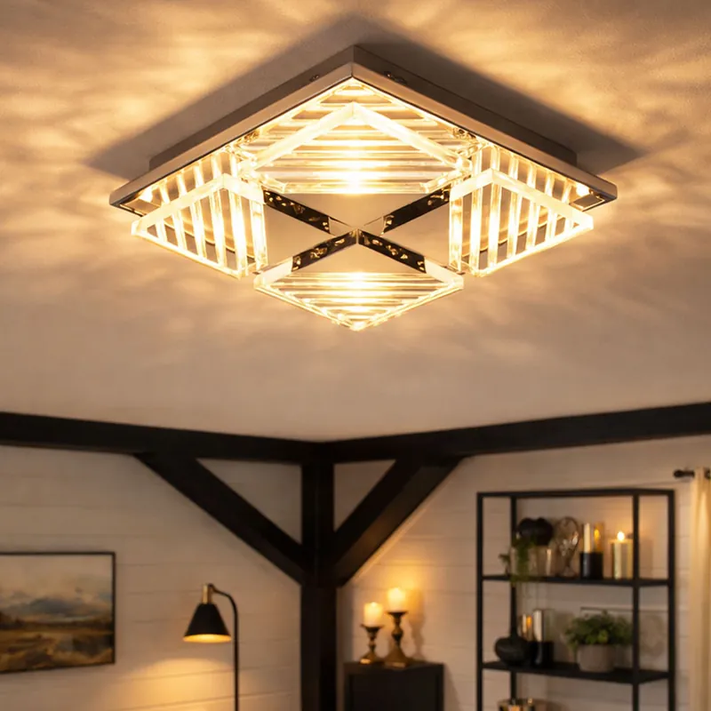 Bestseller LED plafondlamp, zilver, aluminium, L 29 cm
