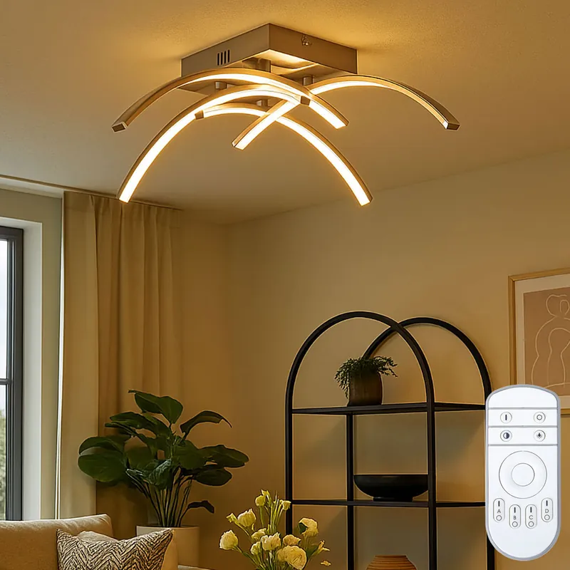 Actieprijs LED plafondlamp, afstandsbediening, dimbaar, L 48,5 cm