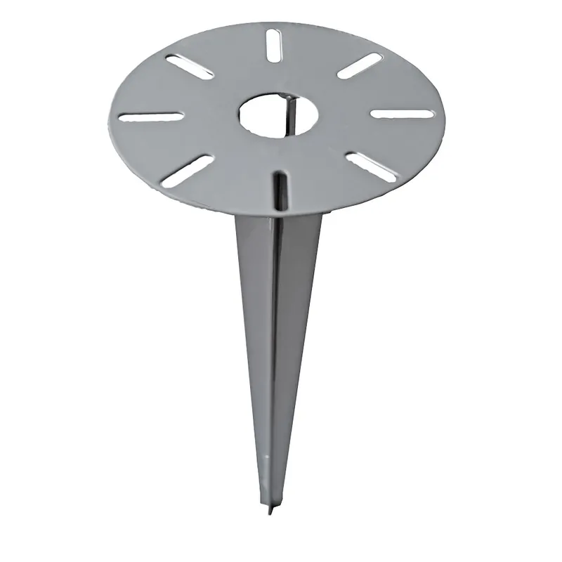 Populair Universele grondpin, staal, kabeldoorvoer, H 30,5 cm