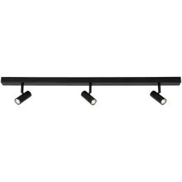 Hete Deal Nordlux LED Spot Omari Zwart 9.6W 320lm 41D - 827 Zeer Warm Wit | 3-staps Dimbaar