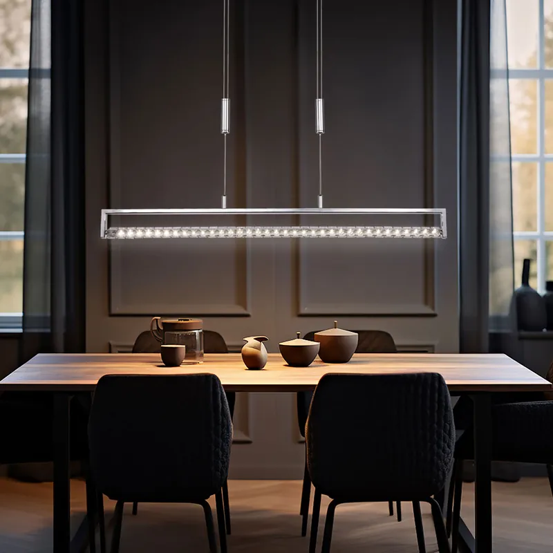 Seizoensaanbieding LED hanglamp, draaibaar, in hoogte verstelbaar, H 180 cm