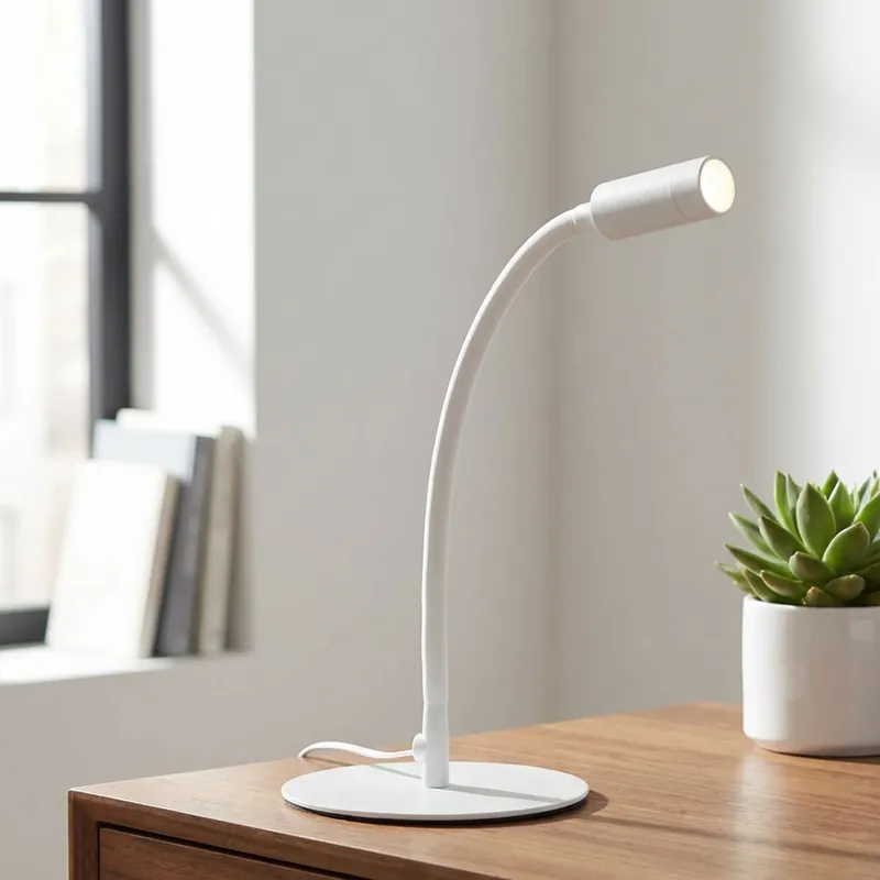 LED tafellamp, wit, verstelbaar, H 44,3 cm Hoge Kwaliteit