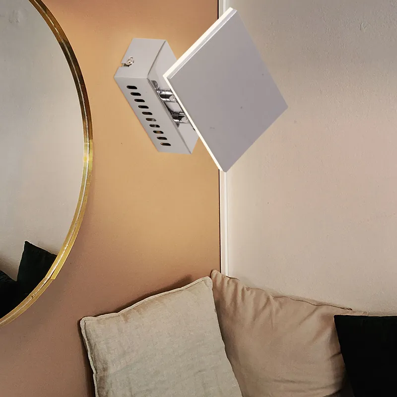 LED wandlamp, verstelbare spot, aluminium chroom Beste Prijs