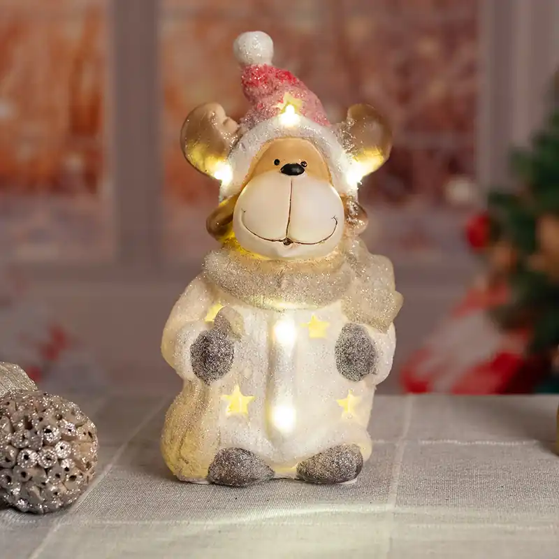 Lage Prijs LED kerst rendier, decoratief licht, hoogte 19 cm