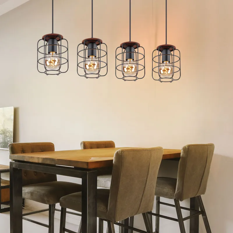 Uitverkoop Hanglamp, rasterdesign, hout, zwart, bruin, H 120 cm