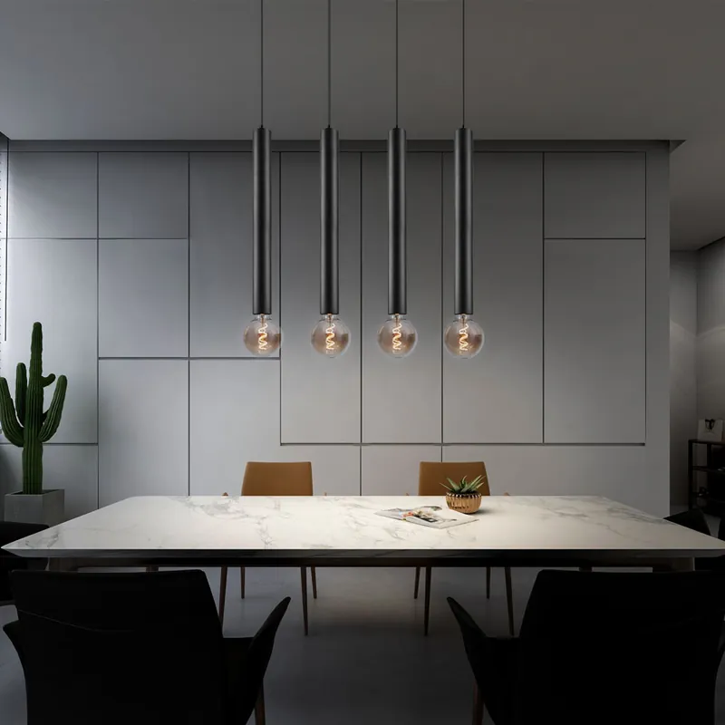 Nu Kopen Hanglamp, zwart mat metaal, in hoogte verstelbaar, H 150 cm