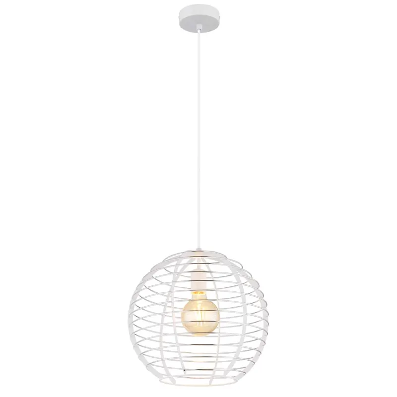 Aanbieding Hanglamp, wit, aluminium stangen, verchroomd, hoogte 120 cm