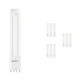 Laatste Versie Voordeelpak 10x Ledvance Dulux-L LED 8W - 830 Warm Wit | 4-Pin - Vervangt 18W