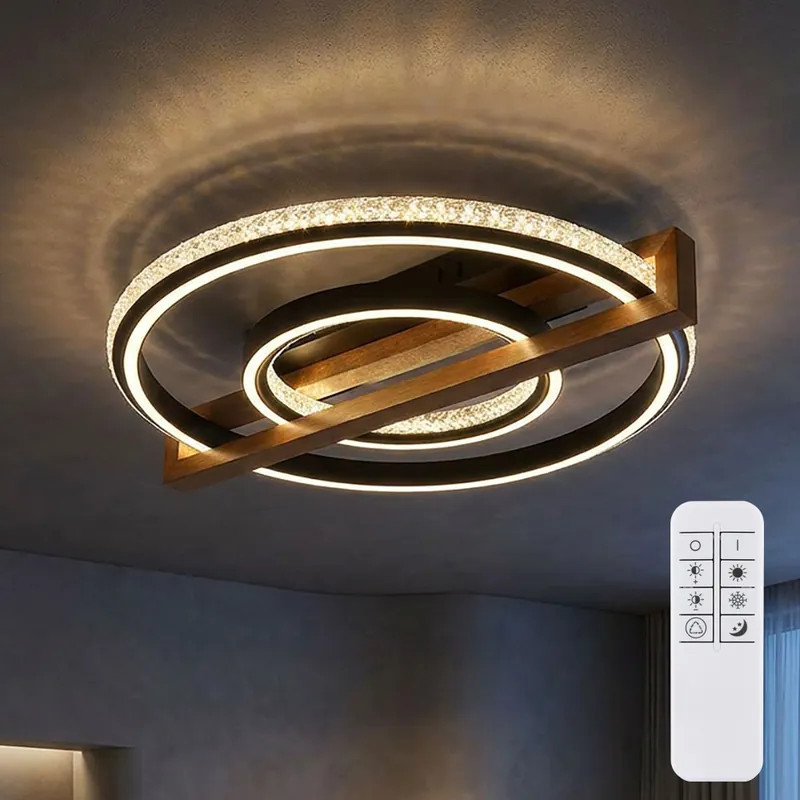 Laatste Kans LED plafondlamp, nachtlampje, dimmer, afstandsbediening, L 55cm